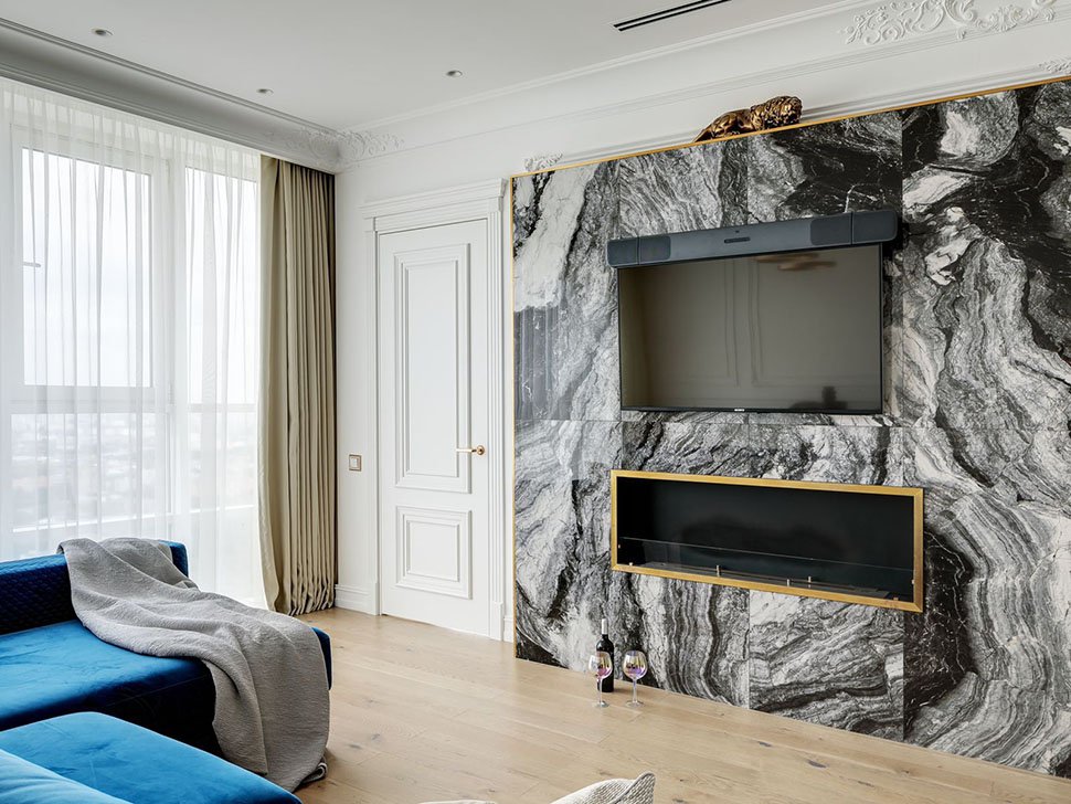 Биокамин встраиваемый SappFire Venera Gold 1600