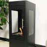 Напольный биокамин SafeFlame Biofire Glass Tower, черный фото 2